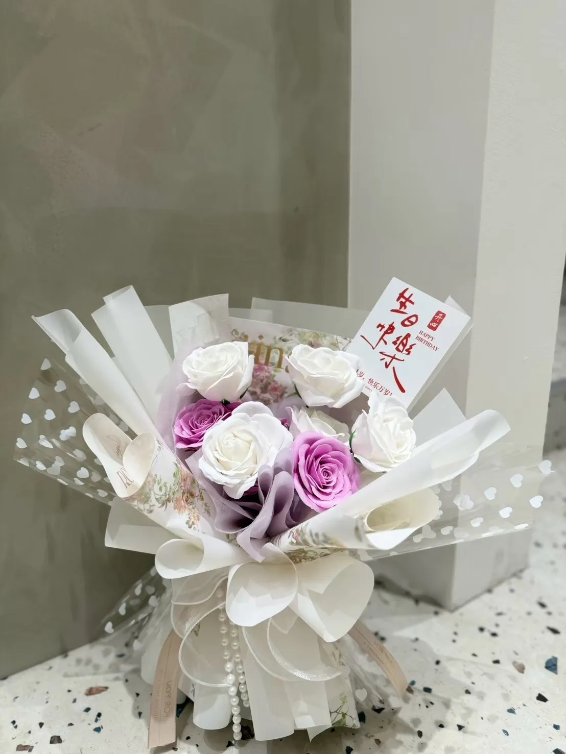 香氛玫瑰花束(小)