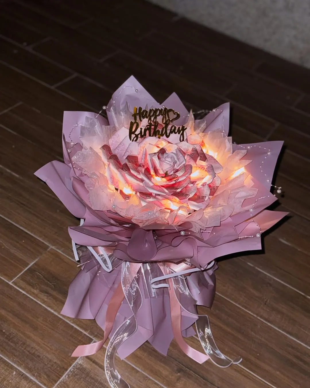 22張鈔票花束(價格不包含鈔票)