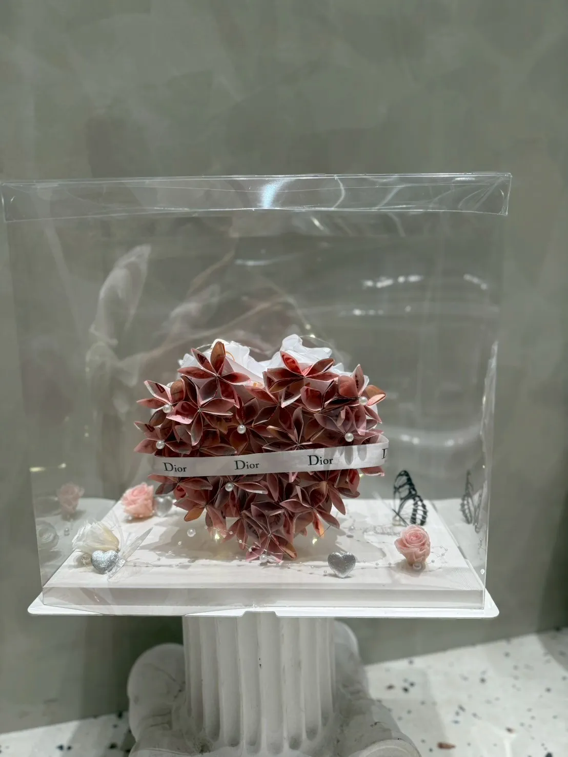 發財心型蛋糕禮盒(另可放22張鈔票)