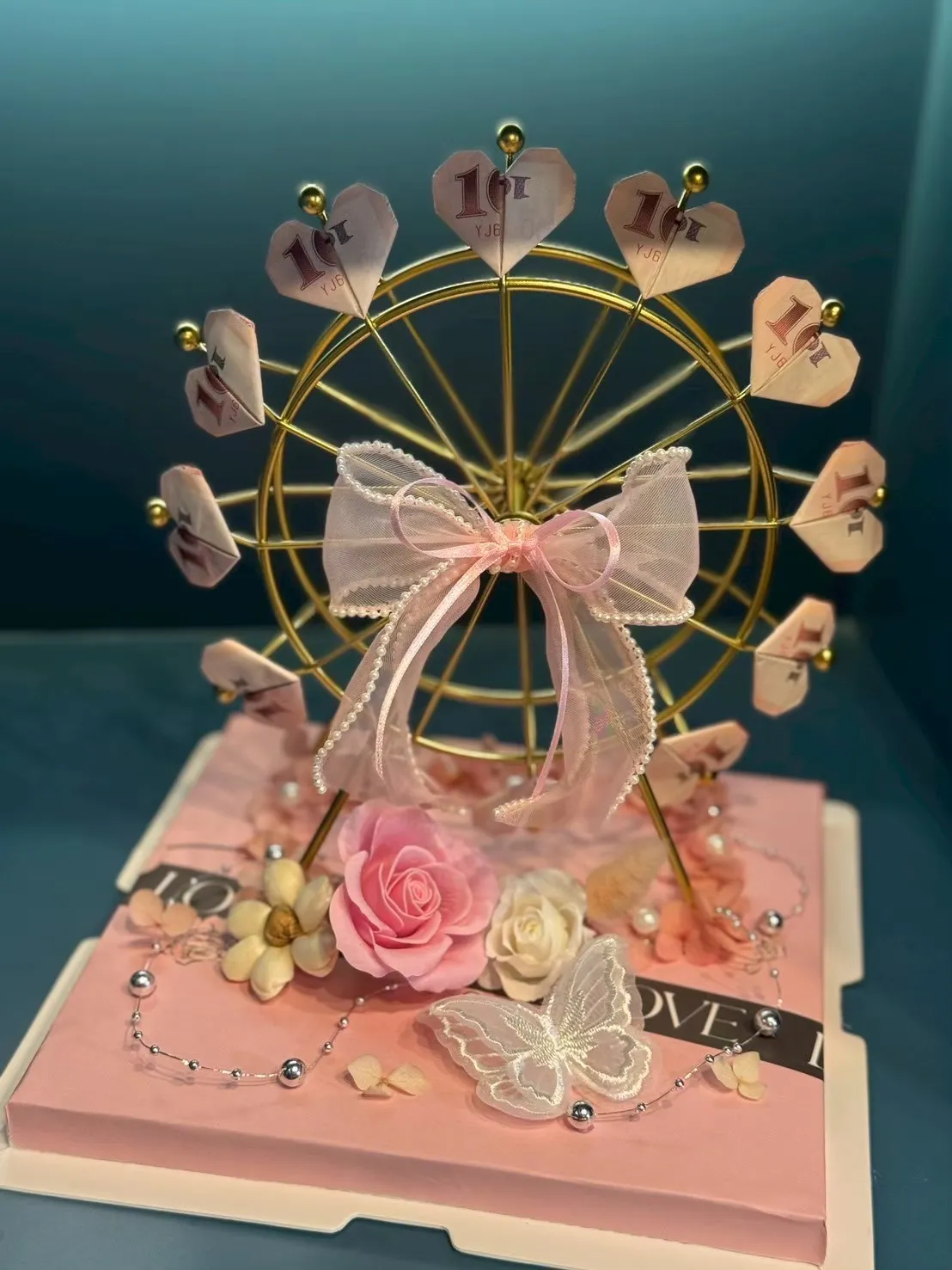 摩天輪鈔票花束