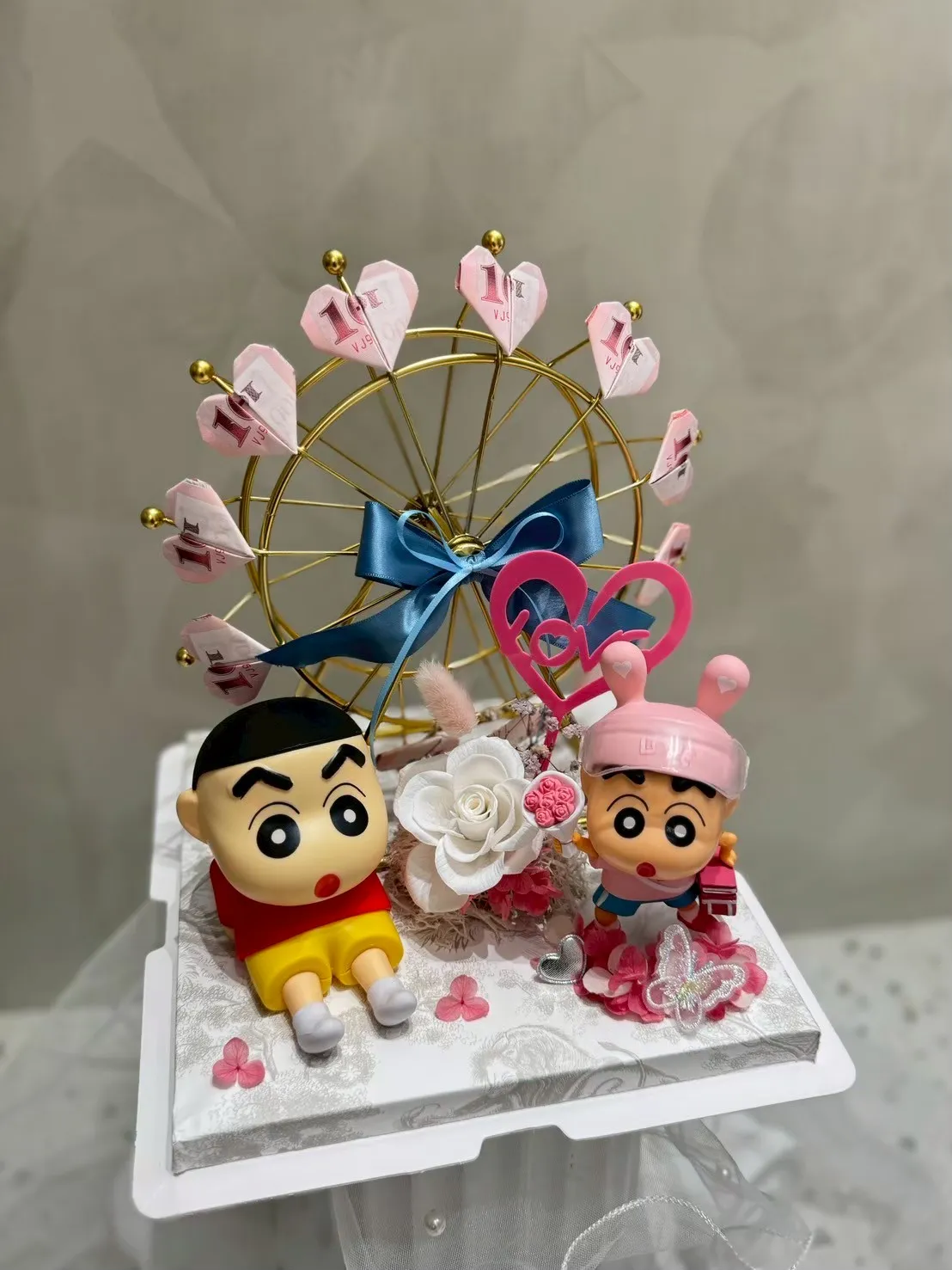 摩天輪鈔票花束