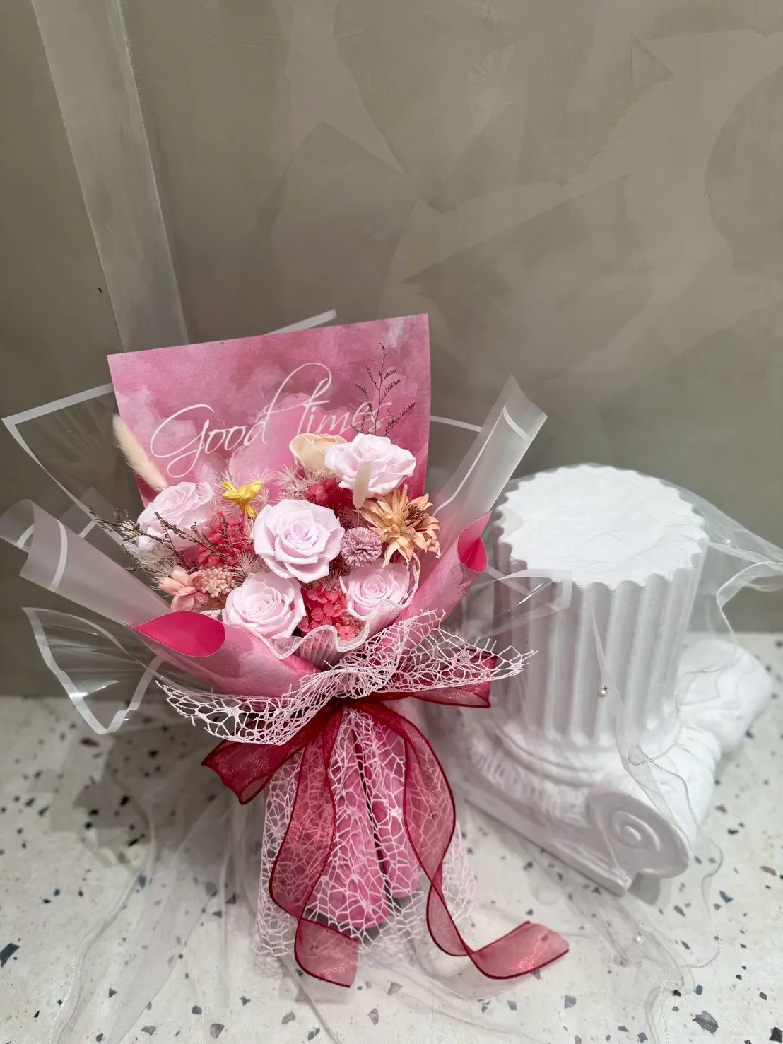 永生玫瑰乾燥花束