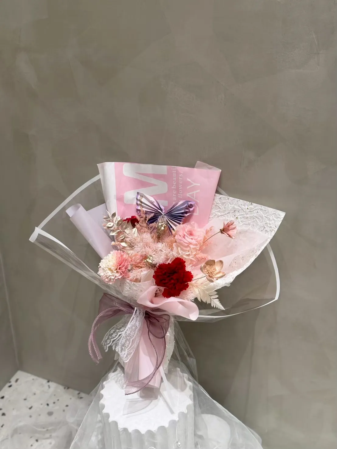 永生玫瑰乾燥花束