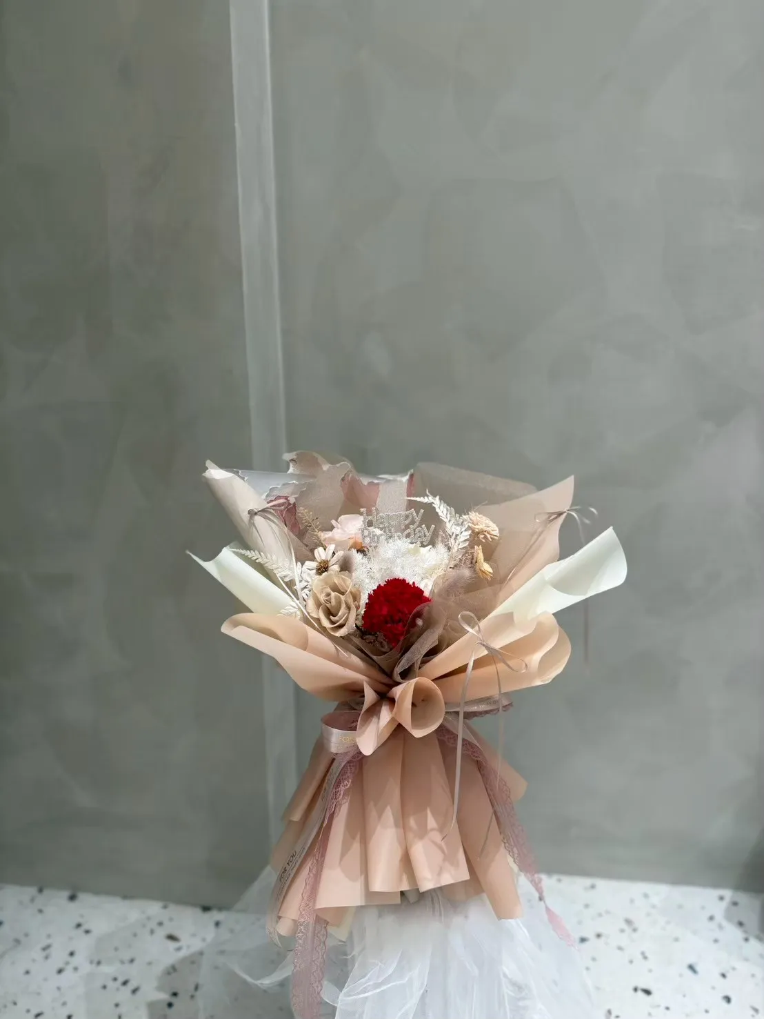 永生玫瑰乾燥花束