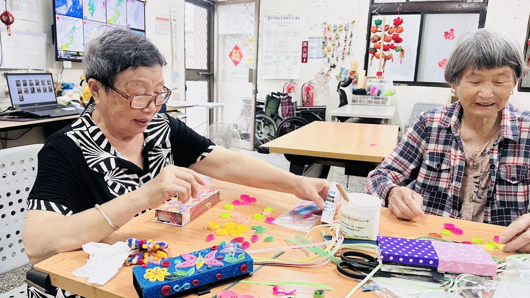 衍紙藝術創作系列｜新社中興嶺據點｜台中長者照護