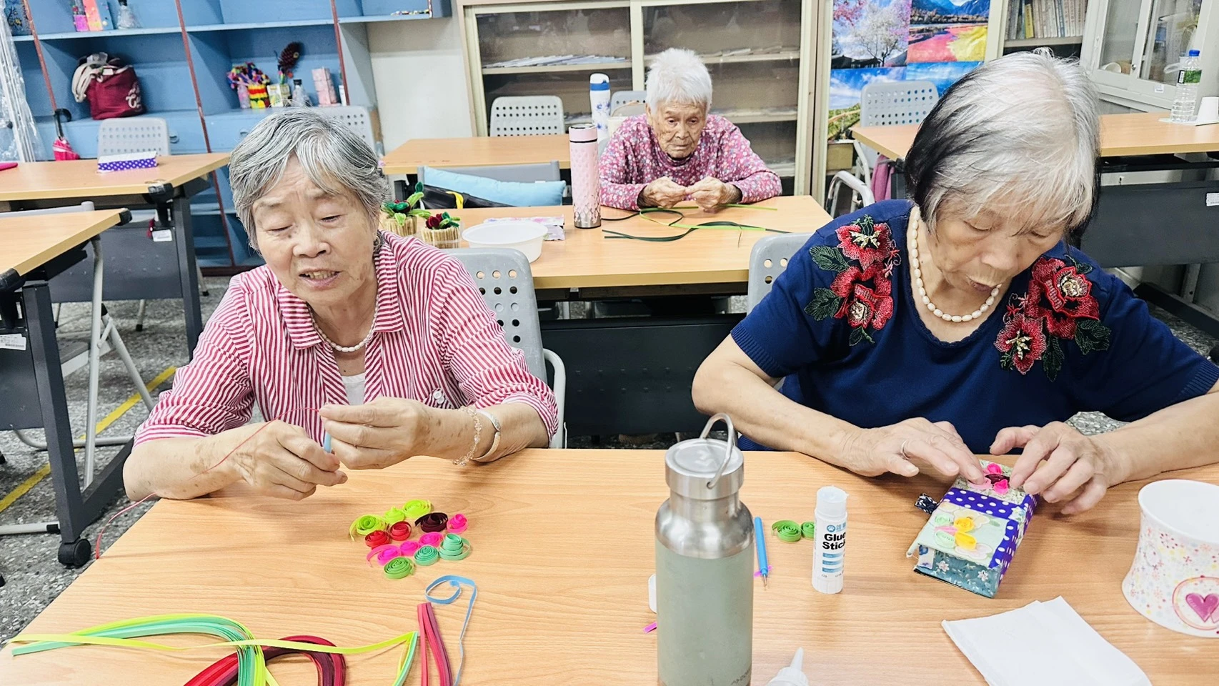 衍紙藝術創作系列｜新社中興嶺據點｜台中長者照護