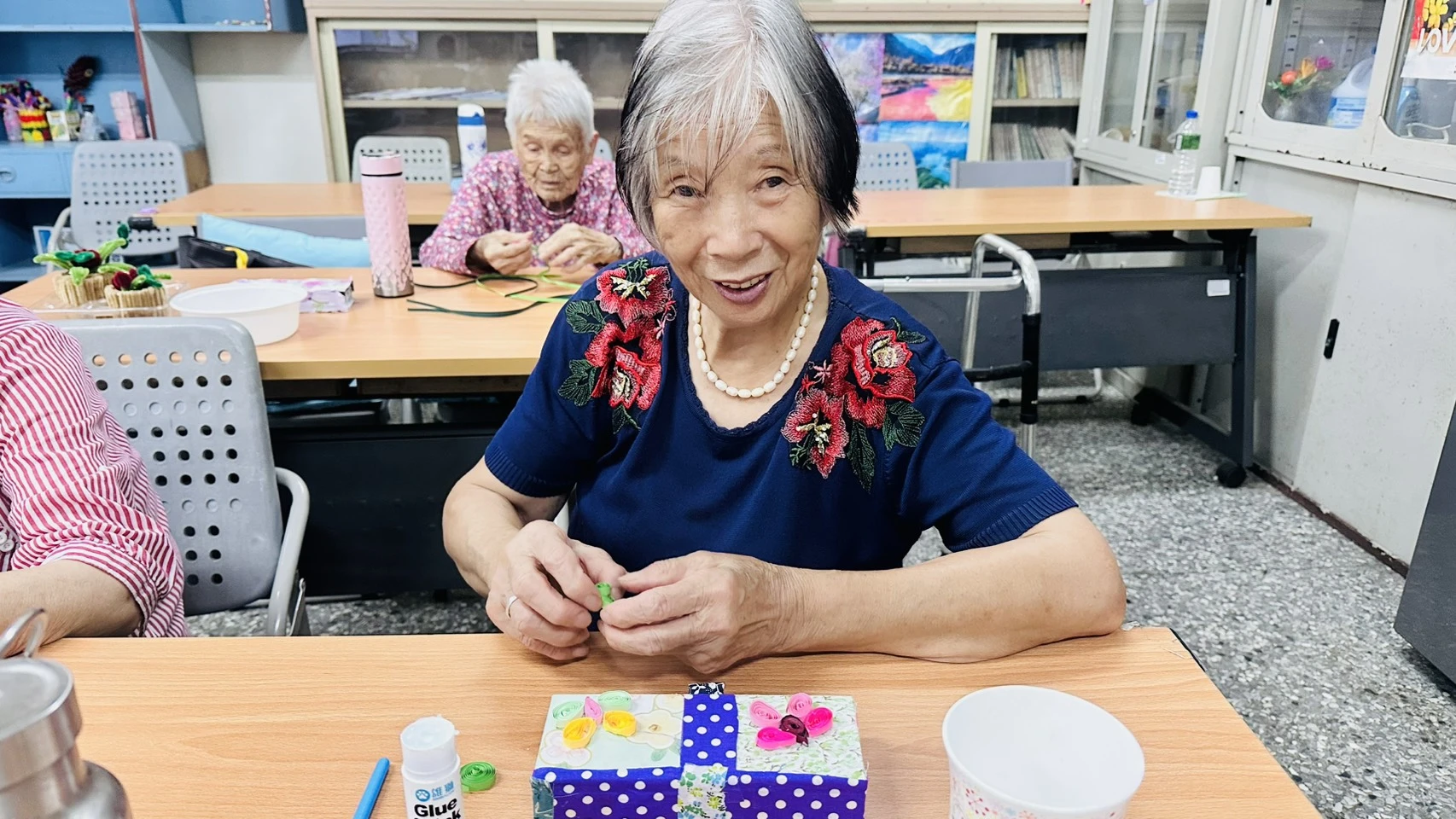 衍紙藝術創作系列｜新社中興嶺據點｜台中長者照護