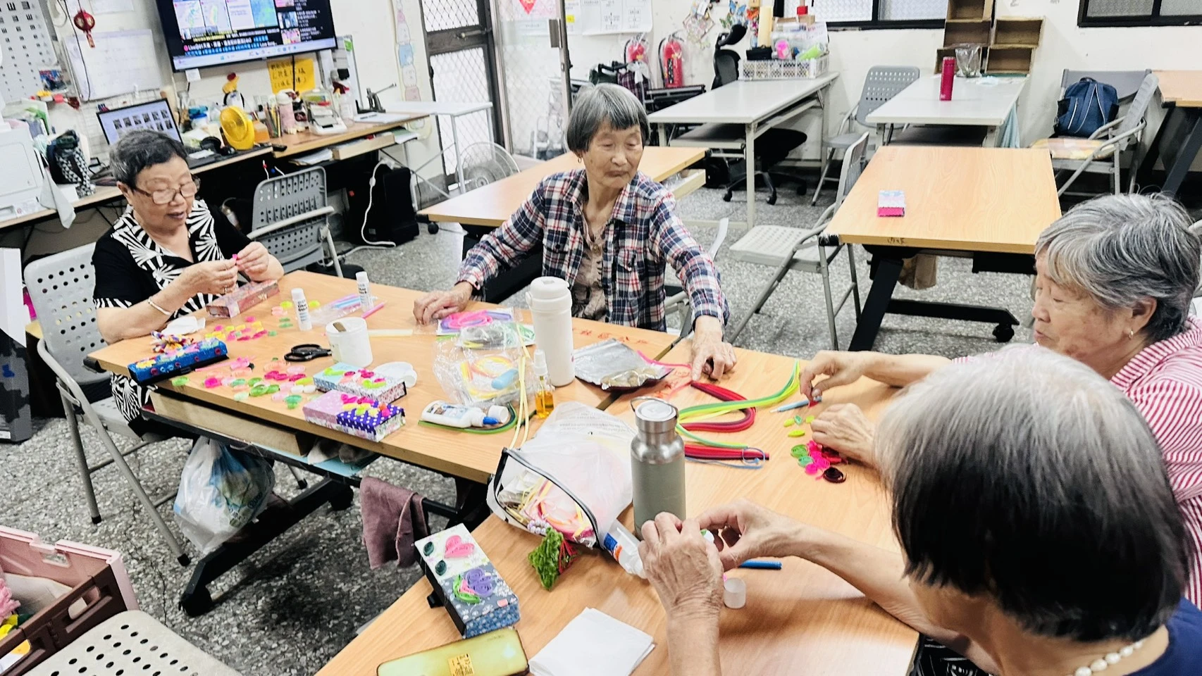 衍紙藝術創作系列｜新社中興嶺據點｜台中長者照護