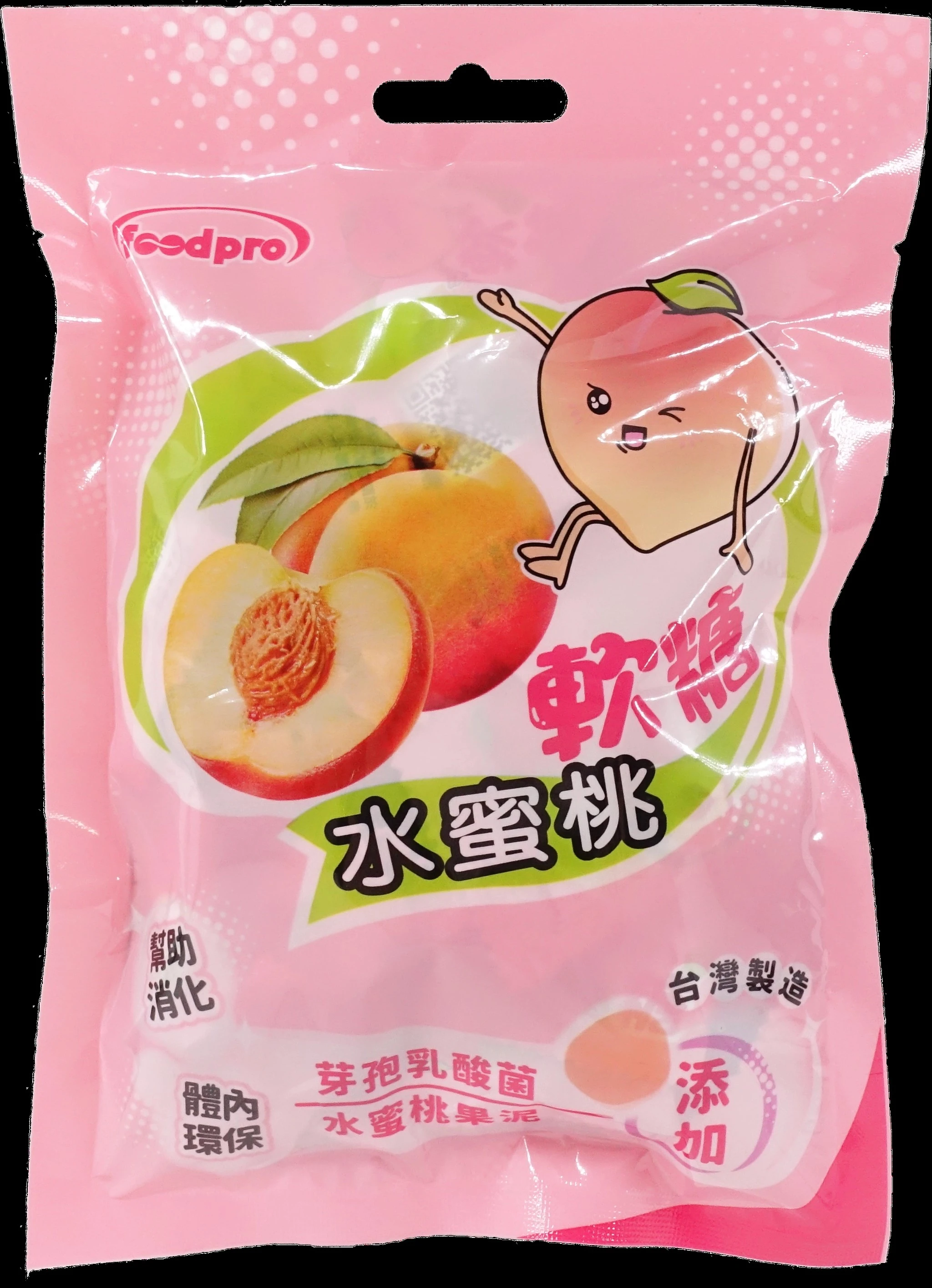 foodpro水蜜桃軟糖60g