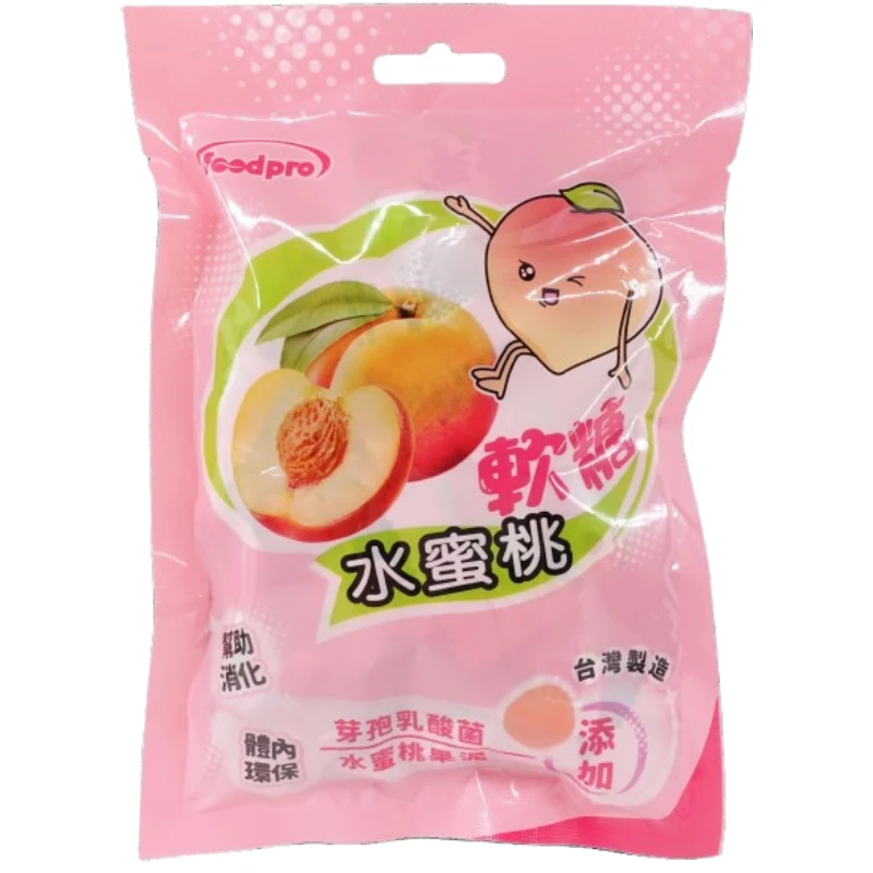 foodpro水蜜桃軟糖60g