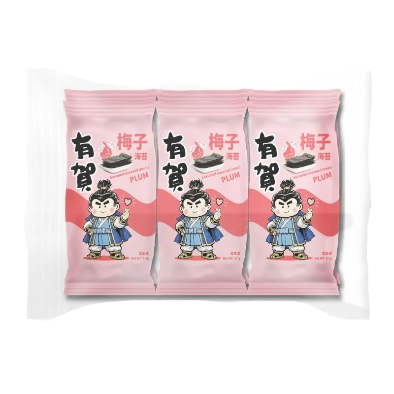有賀竹鹽海苔(梅子)-六入組