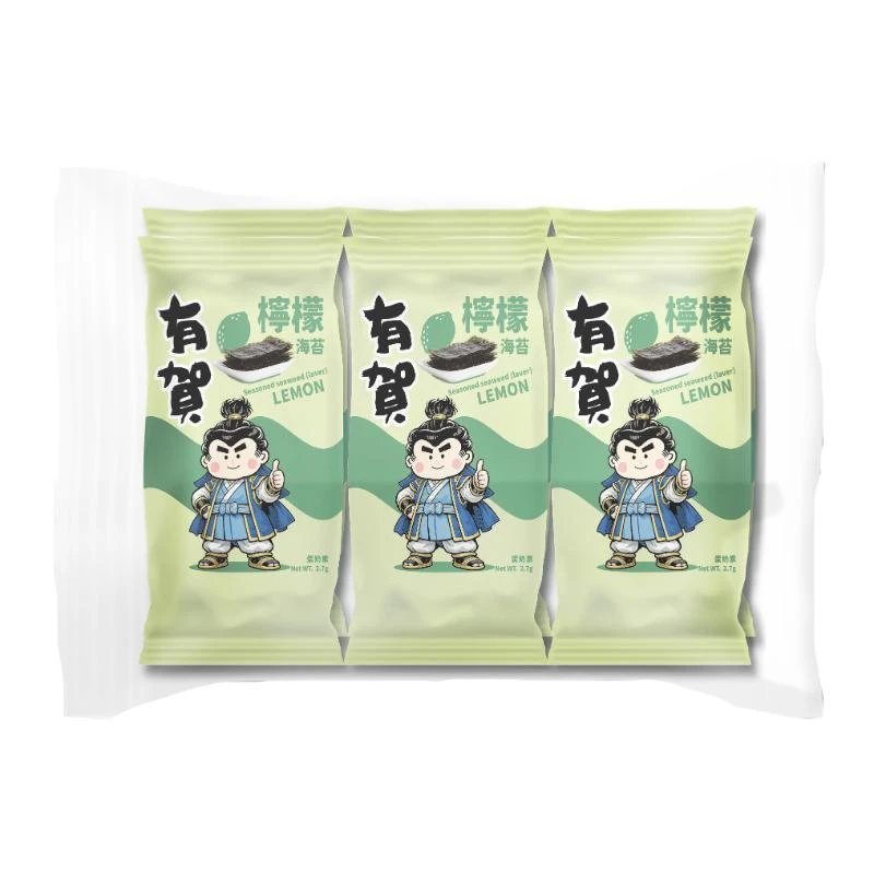 有賀竹鹽海苔(檸檬)-六入組
