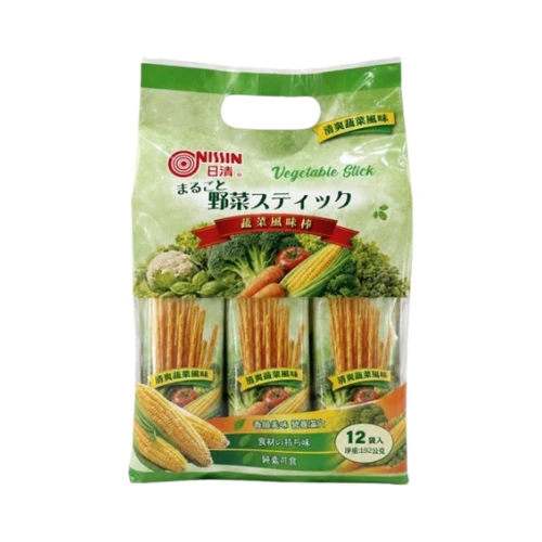 日清蔬菜風味棒餅(純素)-192公克