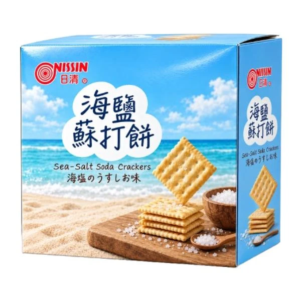 日清海鹽蘇打餅乾-252公克