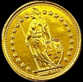 28mm可可金幣
