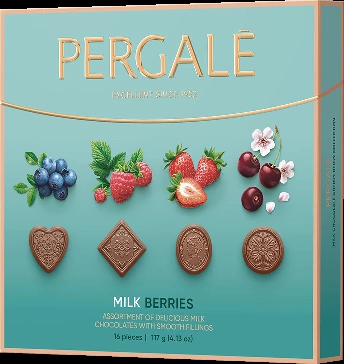 Pergale 什錦莓果風味牛奶可可