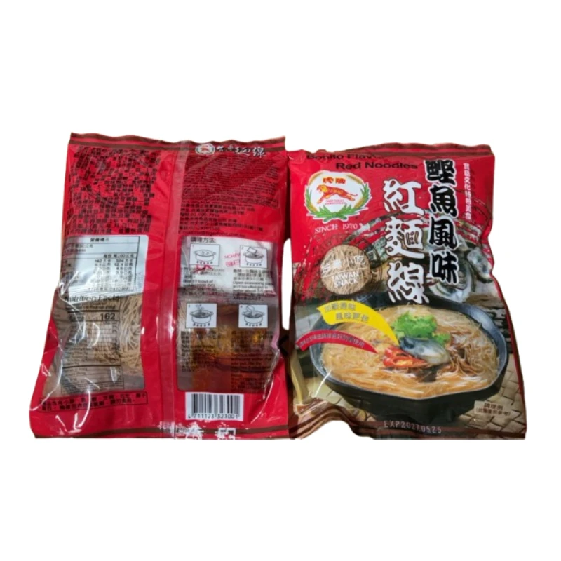 蚵仔鰹魚風味紅麵線300g