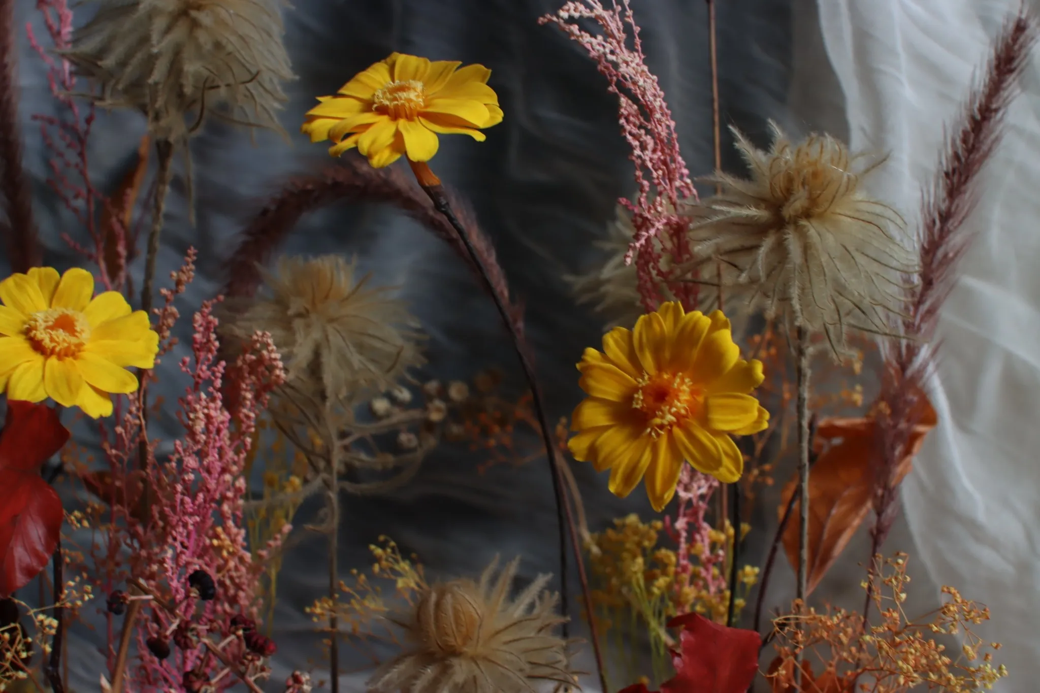 永生花｜乾燥花｜擬真花｜秋的呢喃