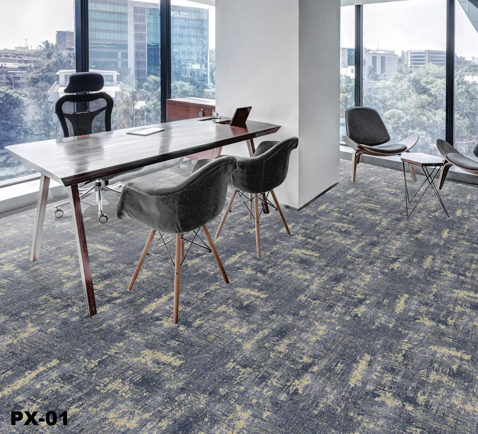 奔騰2印花方塊地毯