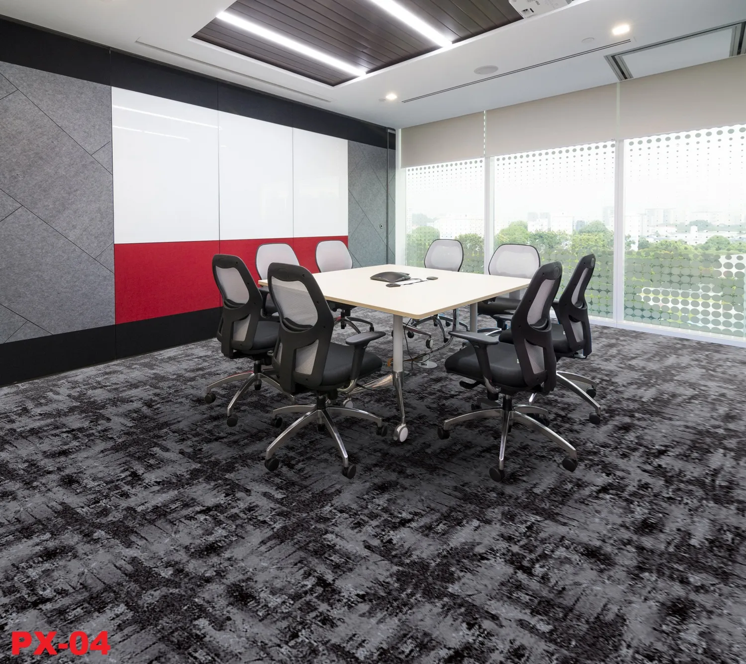 奔騰2印花方塊地毯