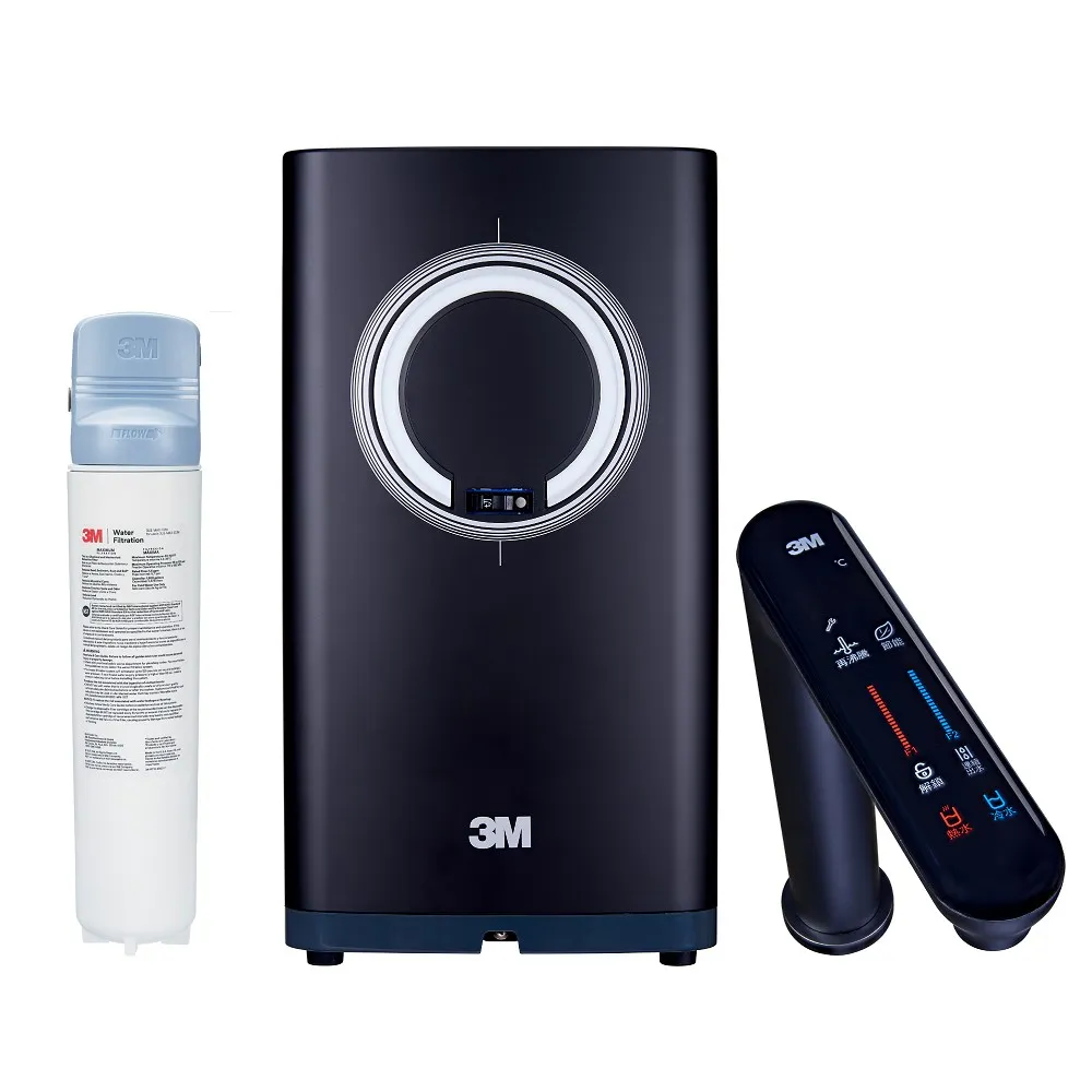3M™ HEAT3000 櫥下型觸控式熱飲機(含MAX S01H過濾組並贈送原廠前置軟水過濾組)