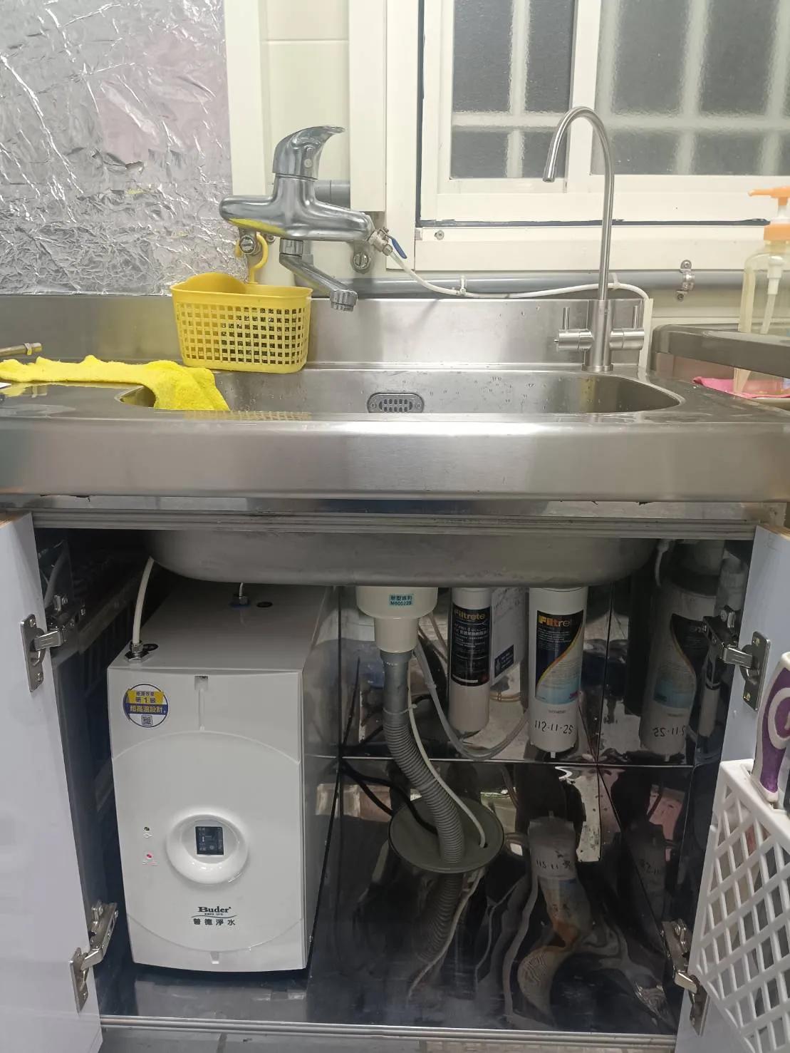 BD-3006A霧面不鏽鋼龍頭 | 廚下型冷水煮沸飲水機