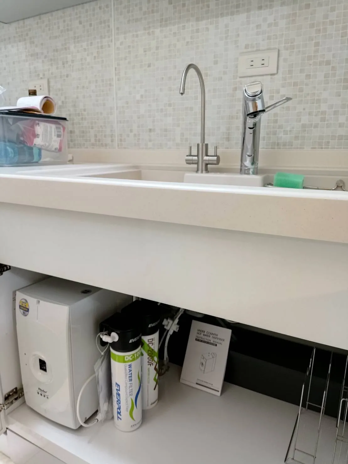 BD-3006A霧面不鏽鋼龍頭 | 廚下型冷水煮沸飲水機