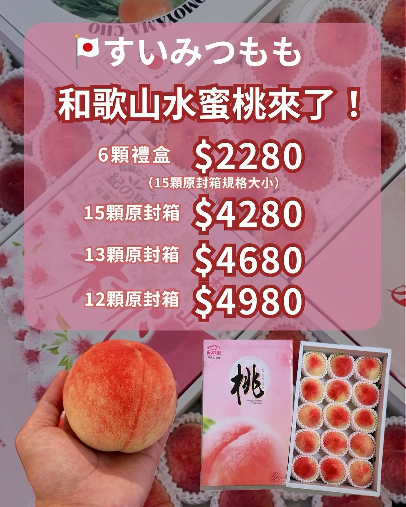 【日本室外桃正式開跑】