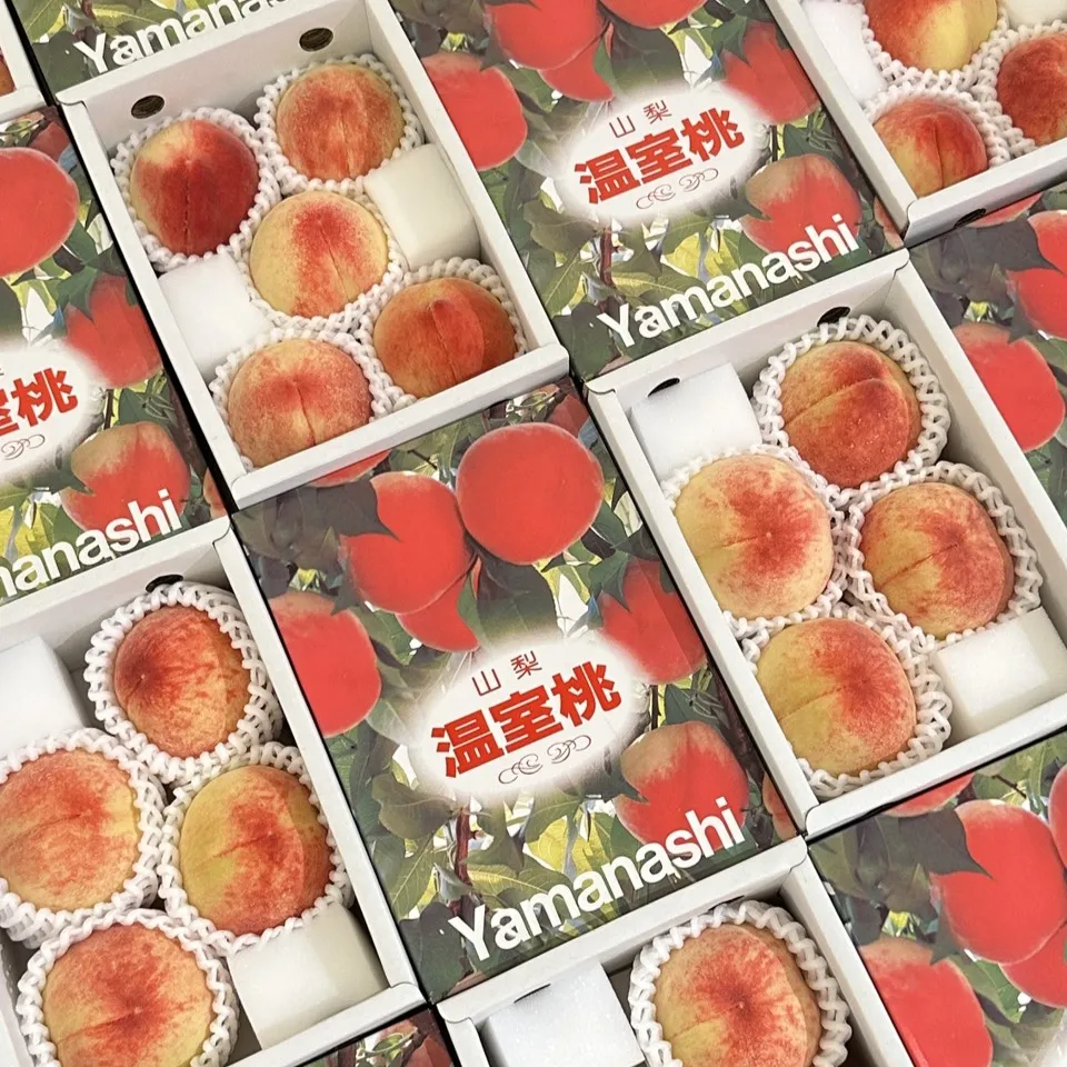 日本山梨溫室水蜜桃(4-6入禮盒)