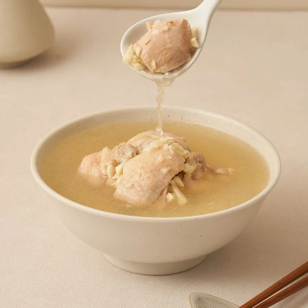 蒜頭雞湯
