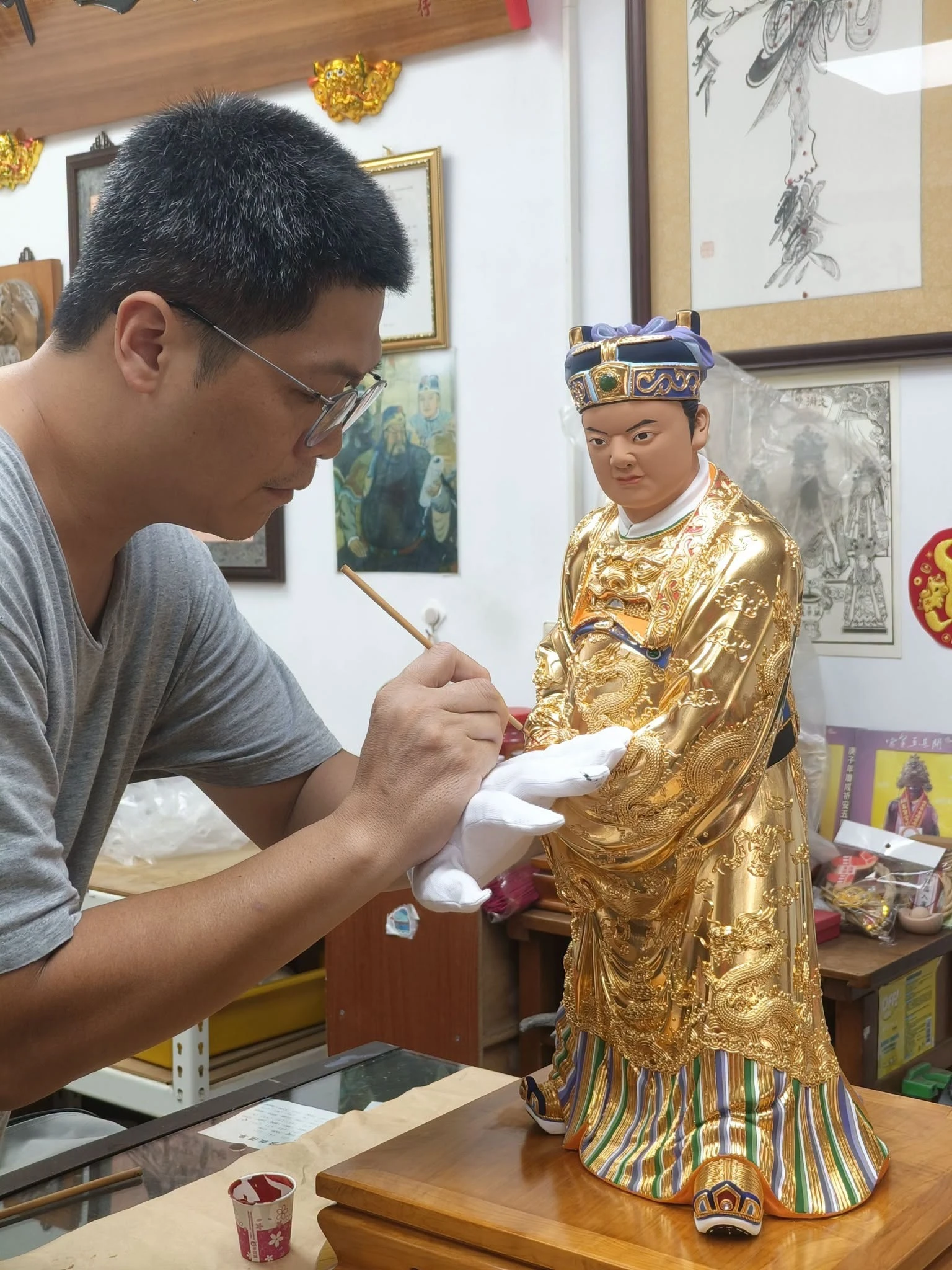 泥（雕）塑神像工藝~｜泥塑神像｜台南泥塑神像｜