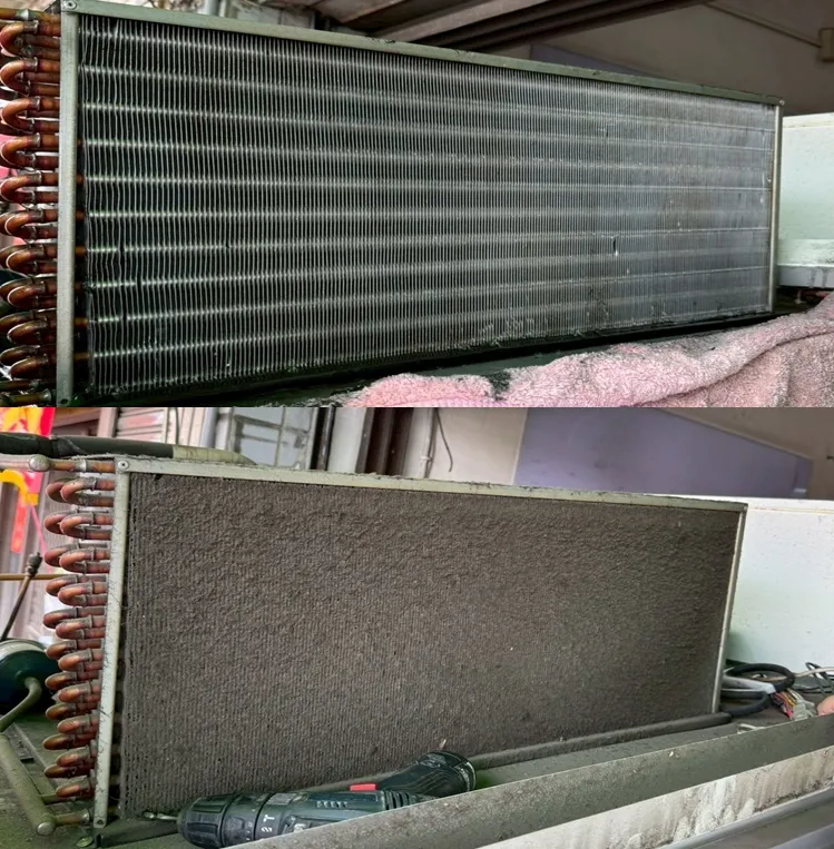 客戶商用冰箱散熱保養清洗