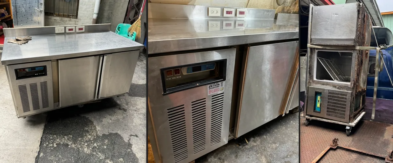 日本料理店冷藏工作台冰箱更換
