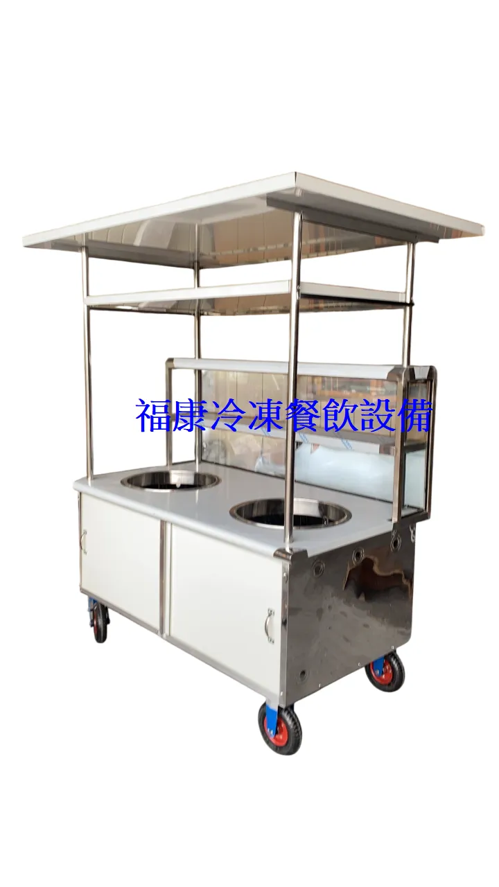 訂製營業用移動式車台 2尺8ㄨ5尺玻璃吧檯.煞車輪.招牌板溝