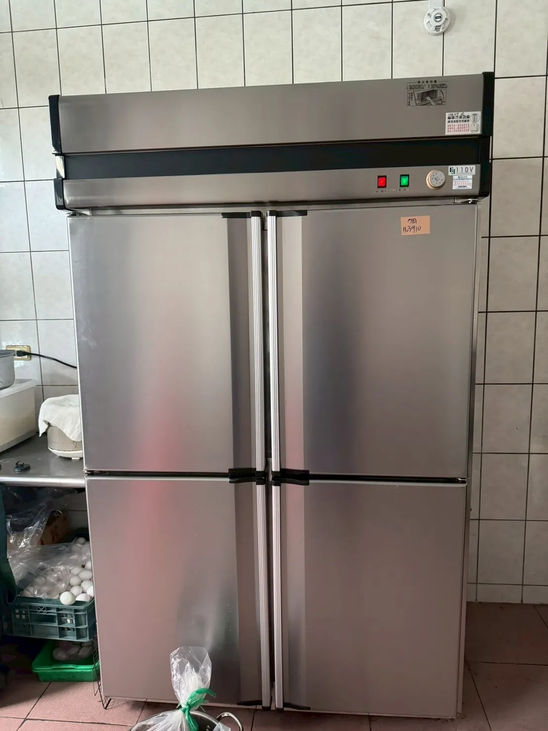 營業用冰箱4門管冷上凍下藏/營業用全新4門管冷上凍下藏冰箱內3外4