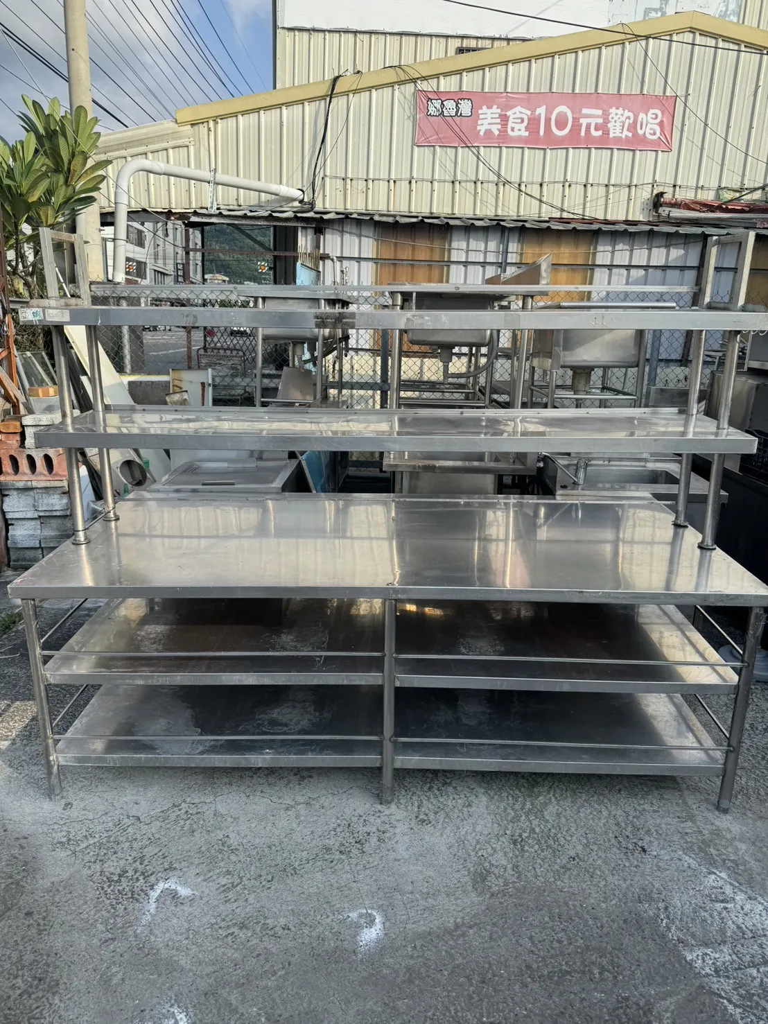 特製超厚料 #304不銹鋼 工作台+上架