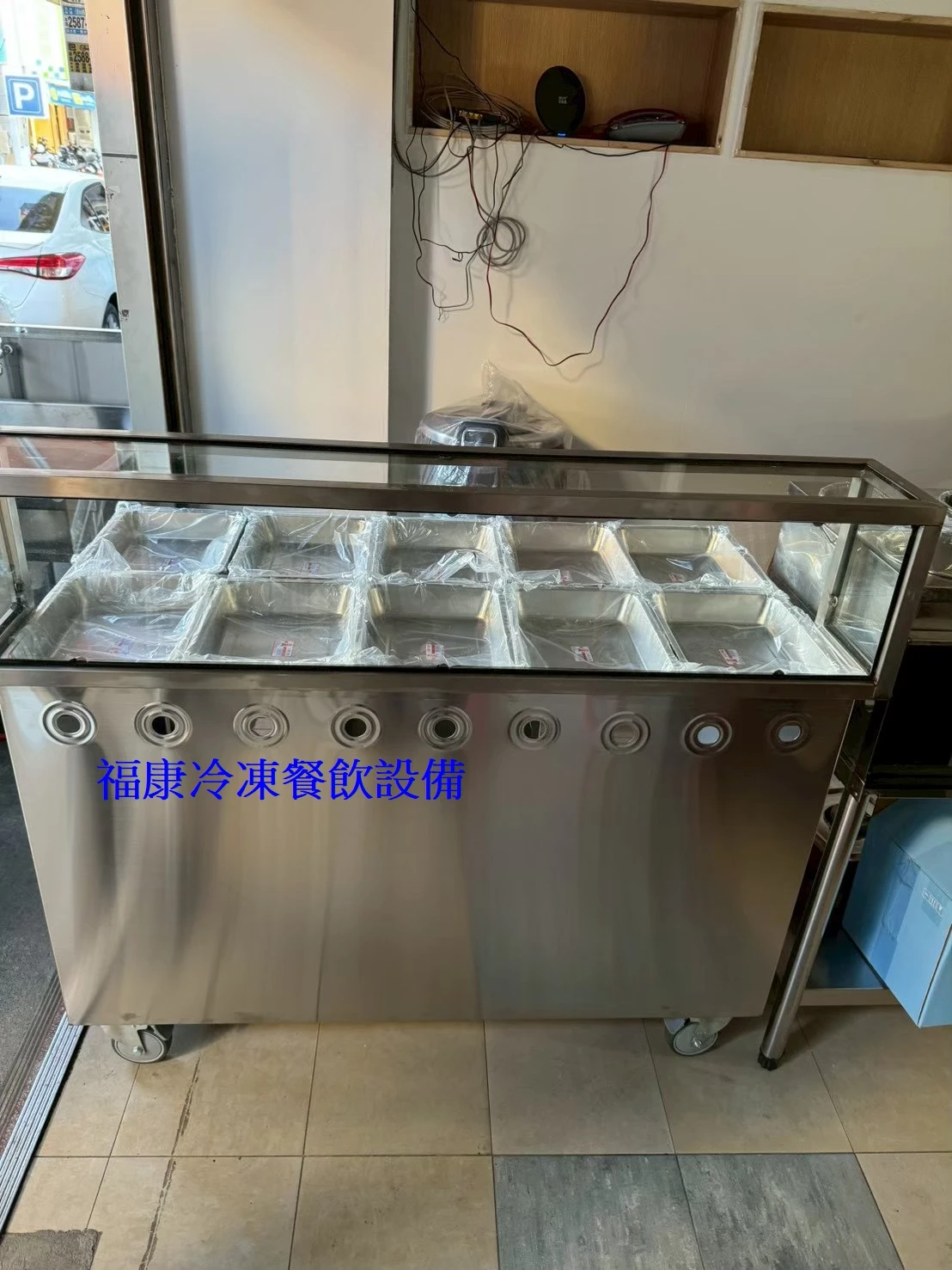 不銹鋼自助餐台