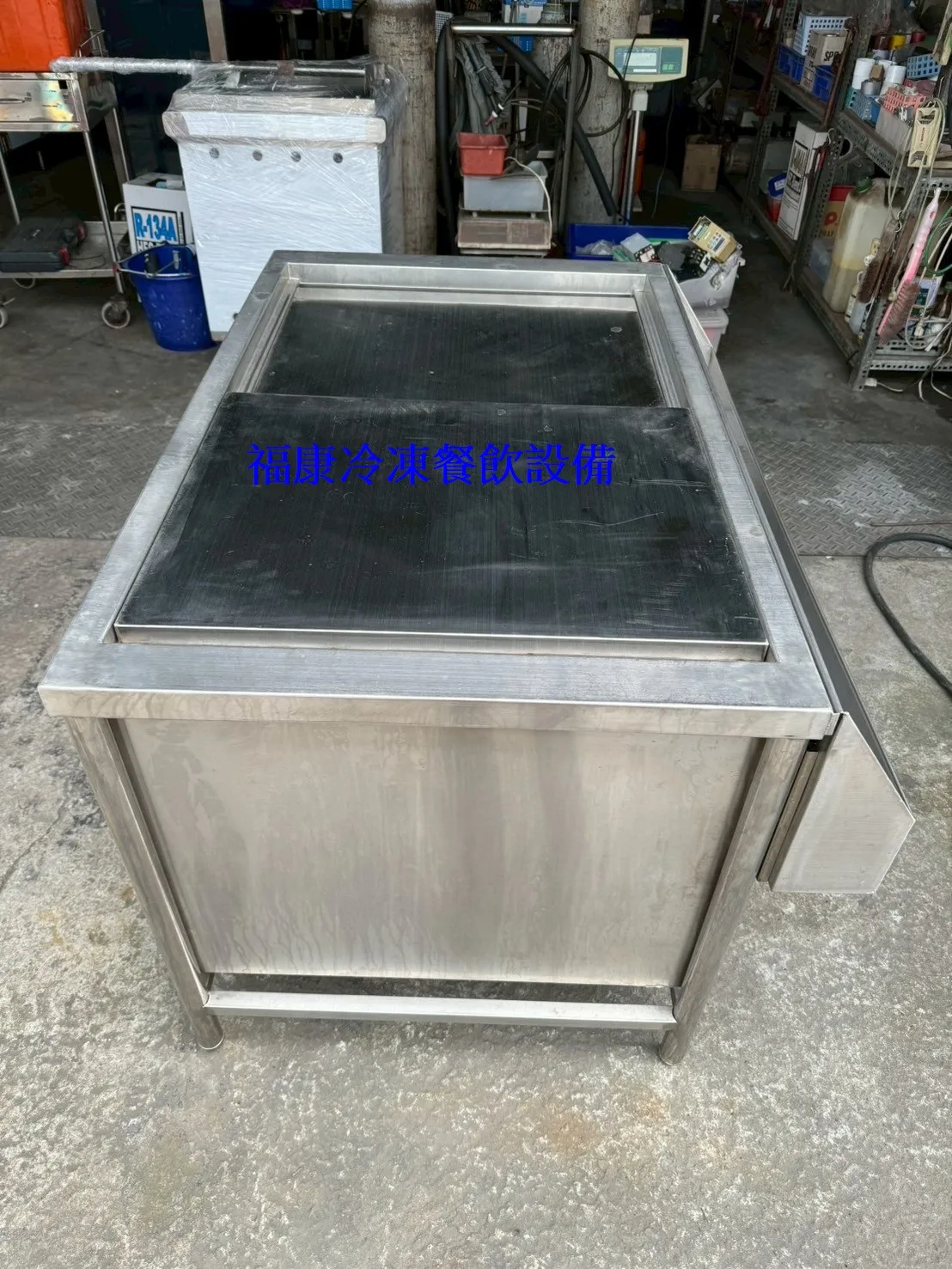 不銹鋼#304厚料手工訂製品儲冰槽/放調酒置物架
