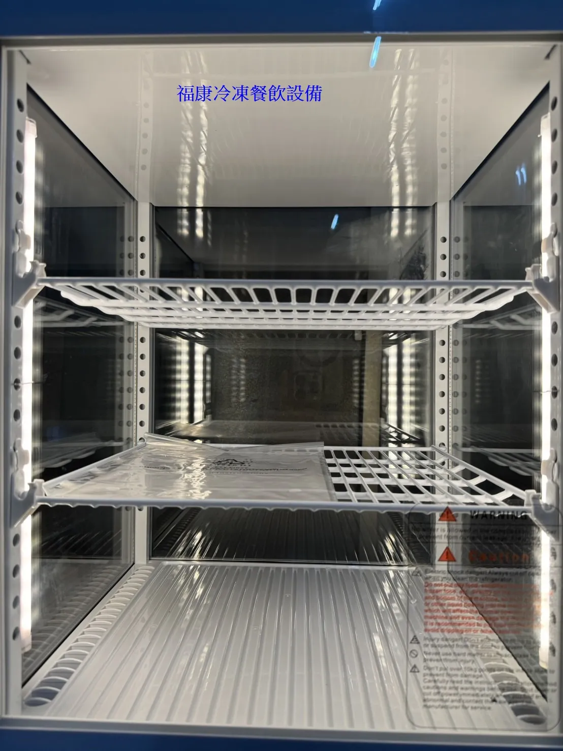 桌上型冷藏櫃RT-58 熱風除霧/四面玻璃冰箱/玻璃展示櫥/冷藏風冷展示櫥