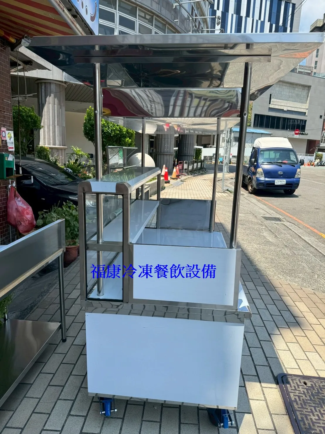 全新加屋頂 平面台車 屋頂 車台 攤車 餐車