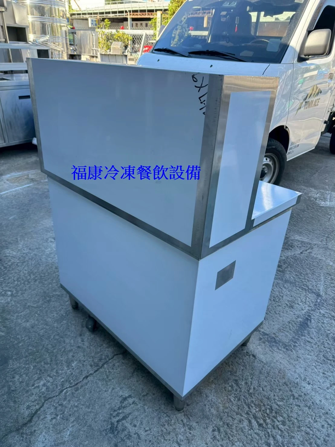 不銹鋼工作吧台/雙抽屜收銀櫃