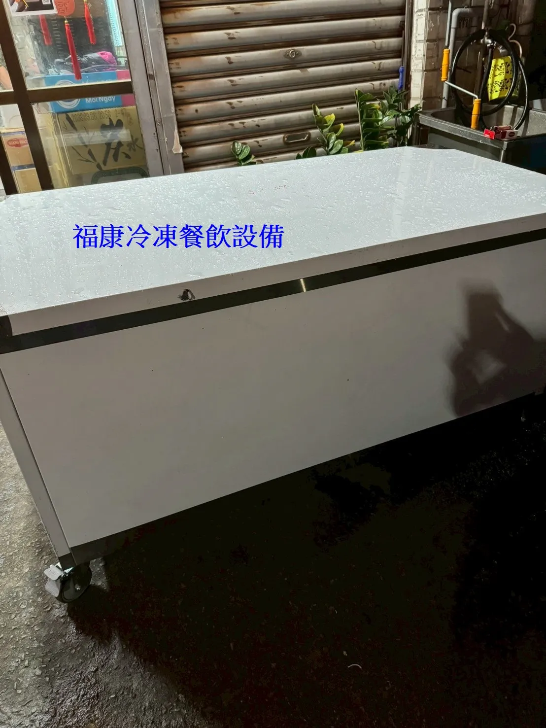 2.5尺*5尺兩層三面封工作台+拉門