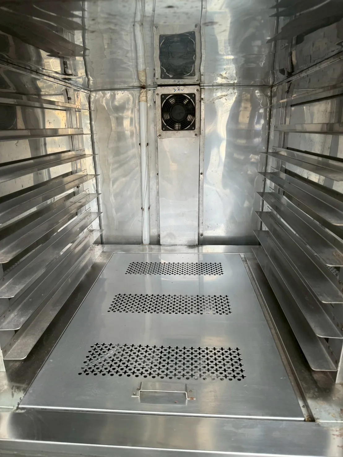 中古營業用220V旋風烤箱/8盤單門發酵箱/8皿電熱式發酵箱/落地型八盤醱酵箱