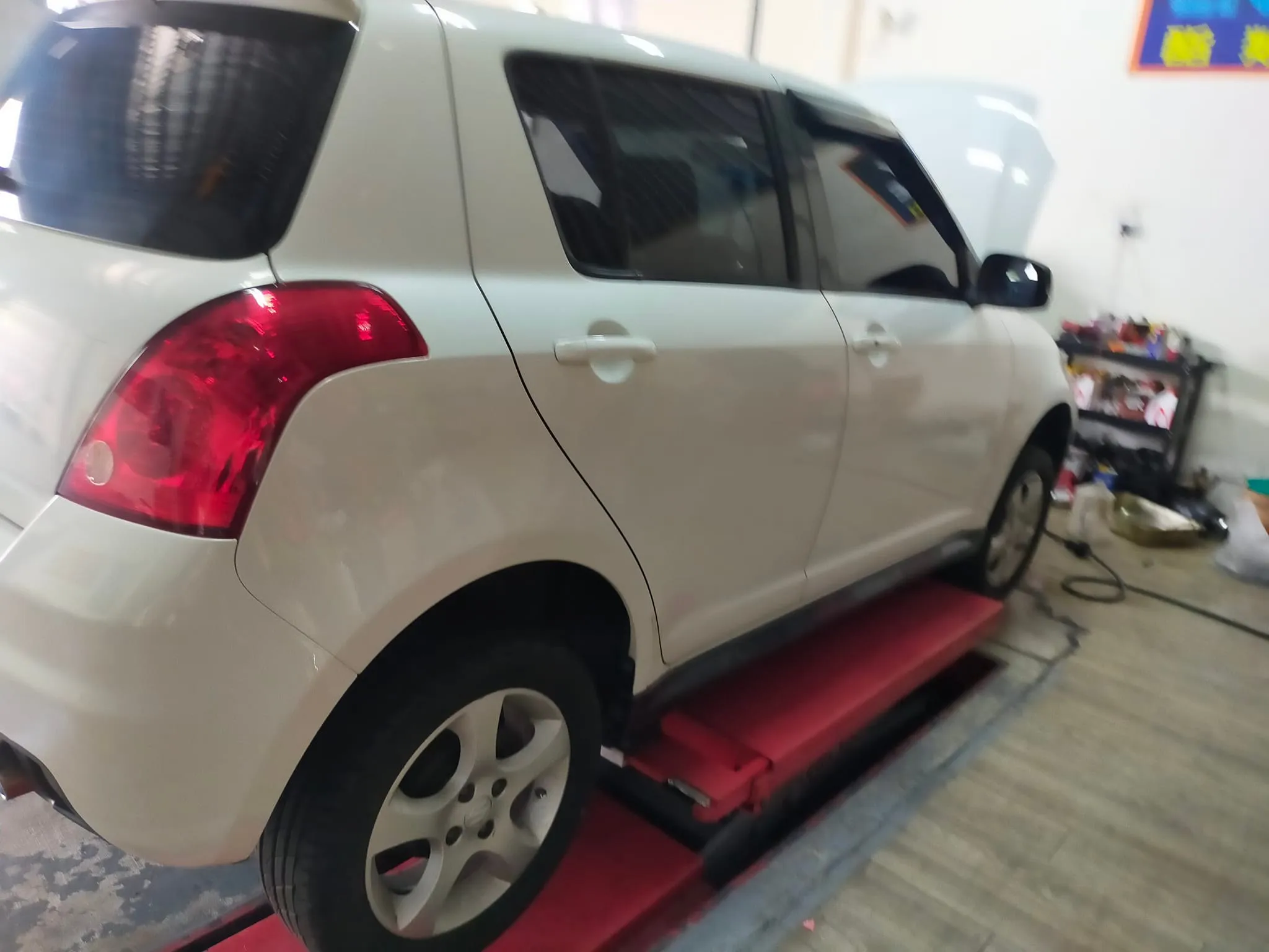 感謝好鄰居賴蕫信任來廠板噴，大保養愛車！