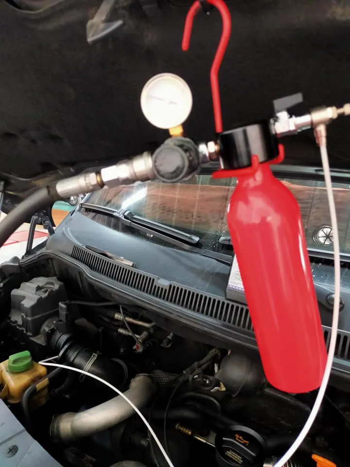 感謝好友陶董信任來廠保養愛車，清洗積碳，清洗冷氣系統，更換前後煞車片，前後煞車盤，加裝油氣分離器！