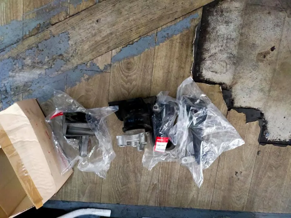 感謝好友盧董信任來廠處理車子抖動，更換全車引擎支撐墊，清洗積碳！