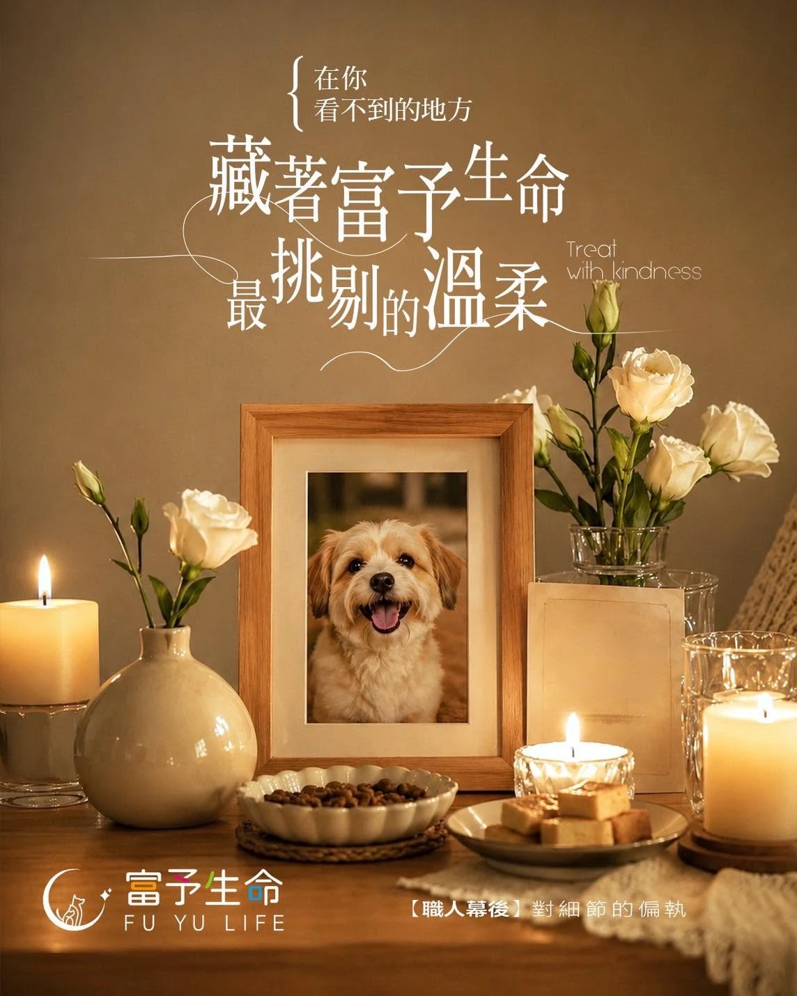 【在你看不到的地方，藏著富予最挑剔的溫柔。】