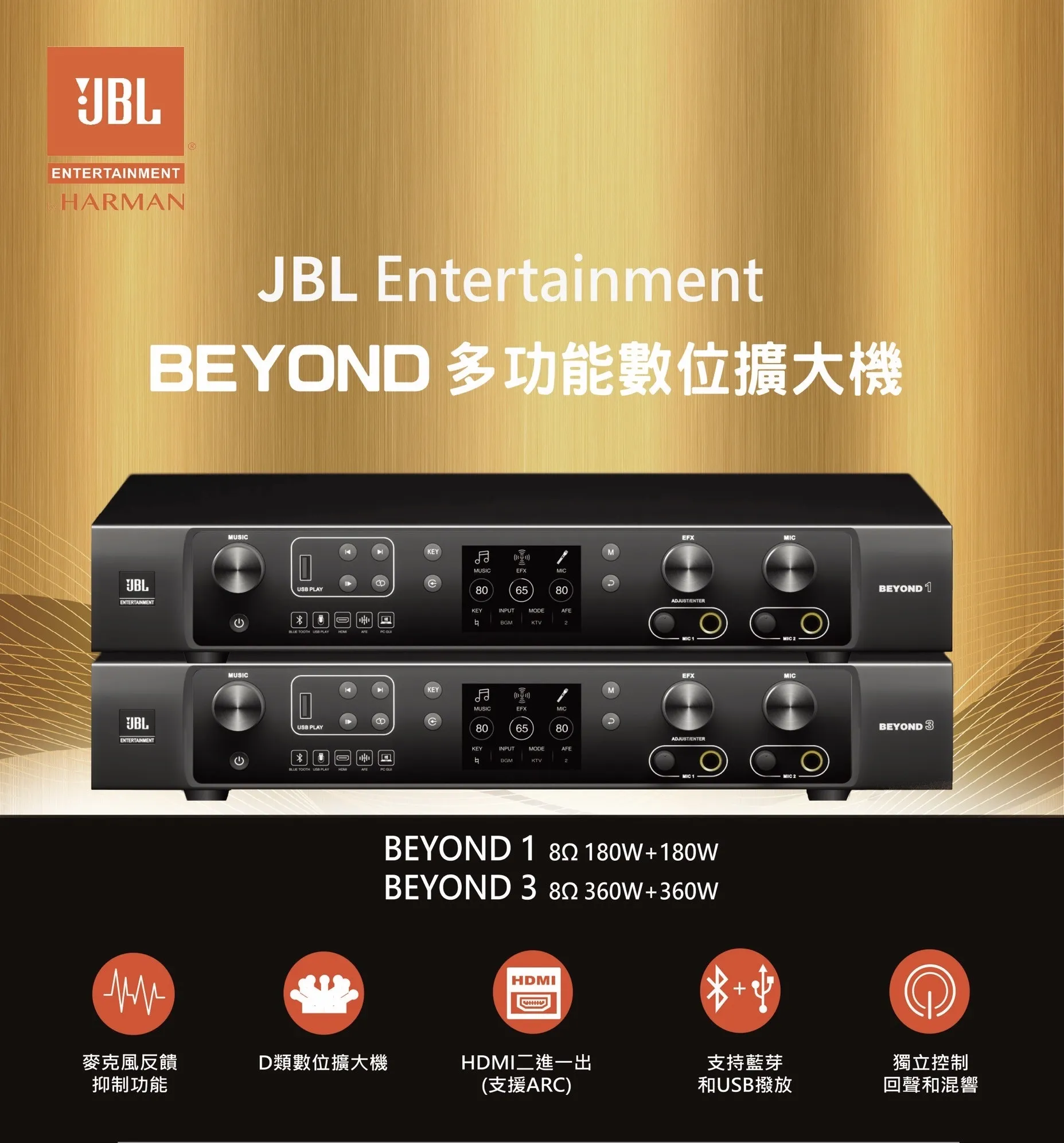 JBL 數位綜合擴大機