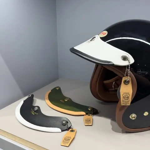 Urban Soul 真皮皮革 三扣式帽簷