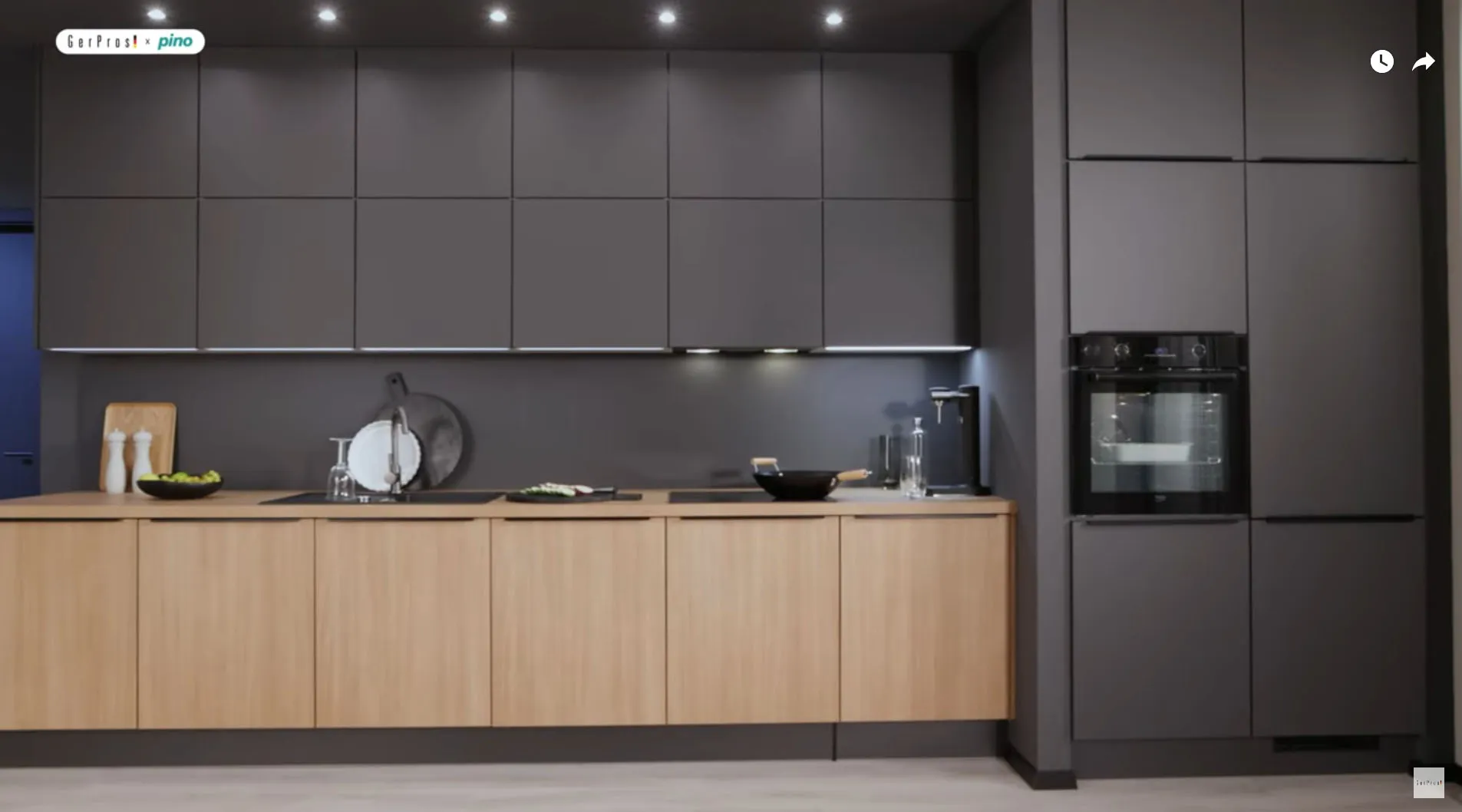 【暮色餐敘】黑森 圖林根 系列門板｜木材和石墨高貴的組合